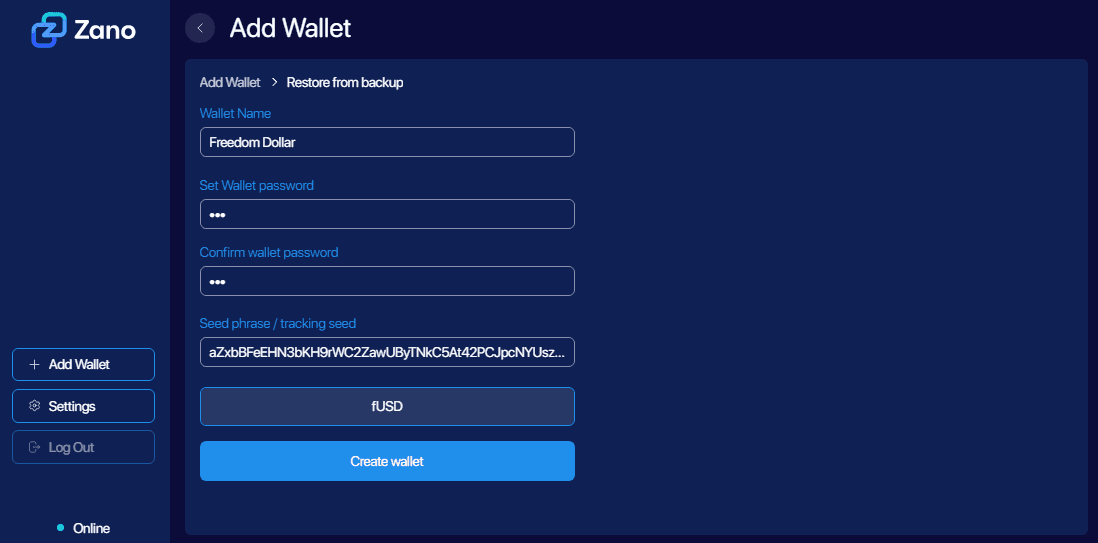 Enter Tracking Seed